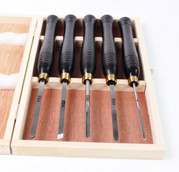 5 x Profi HSS Drechselmesser Satz Drechseleisen Midi